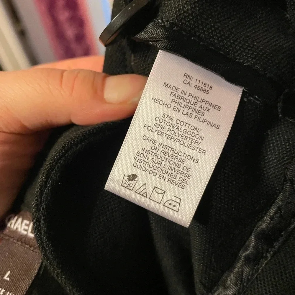 MICHAEL KORS BLACK JERSEY KNIT BLAZER